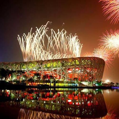 Peking olympialaiset avajaiset Pekingissä 2008 olivat näyttävät