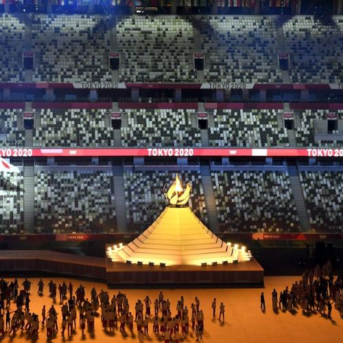 Tokio olympialiaset avajaisissa oli katsomot tyhjänä pandemian takia