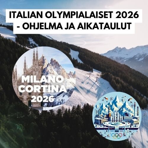 Italia olympialaiset 2026 kisapaikkoja