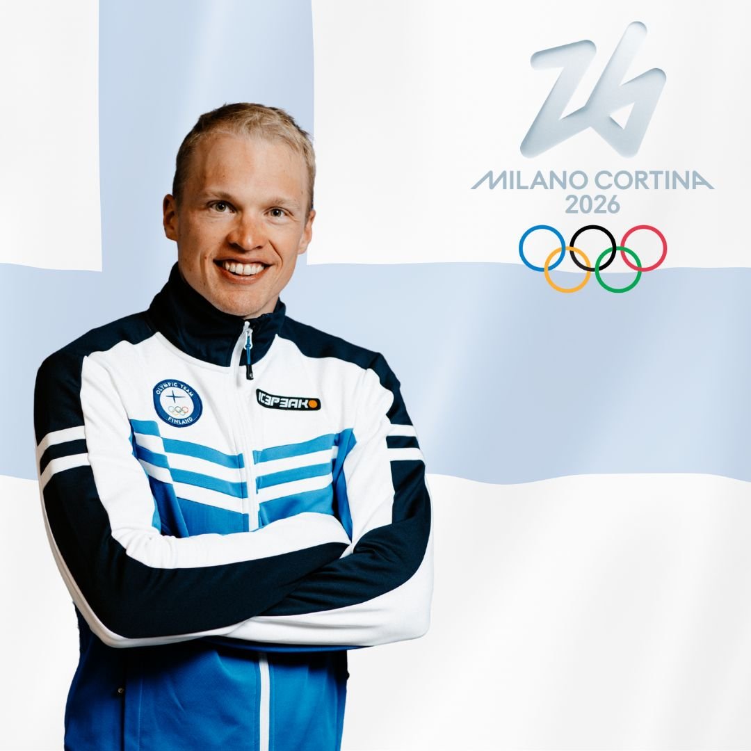 IIVO NISKANEN SUOMEN VÄREISSÄ JA OLYMPIALAISET 2026 LOGO